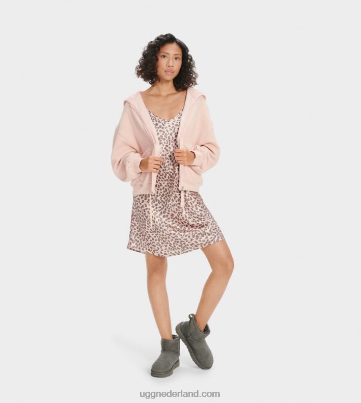 vrouwen rozenwater UGG abbi hoodie met halve maanmouwen 686ZP1367