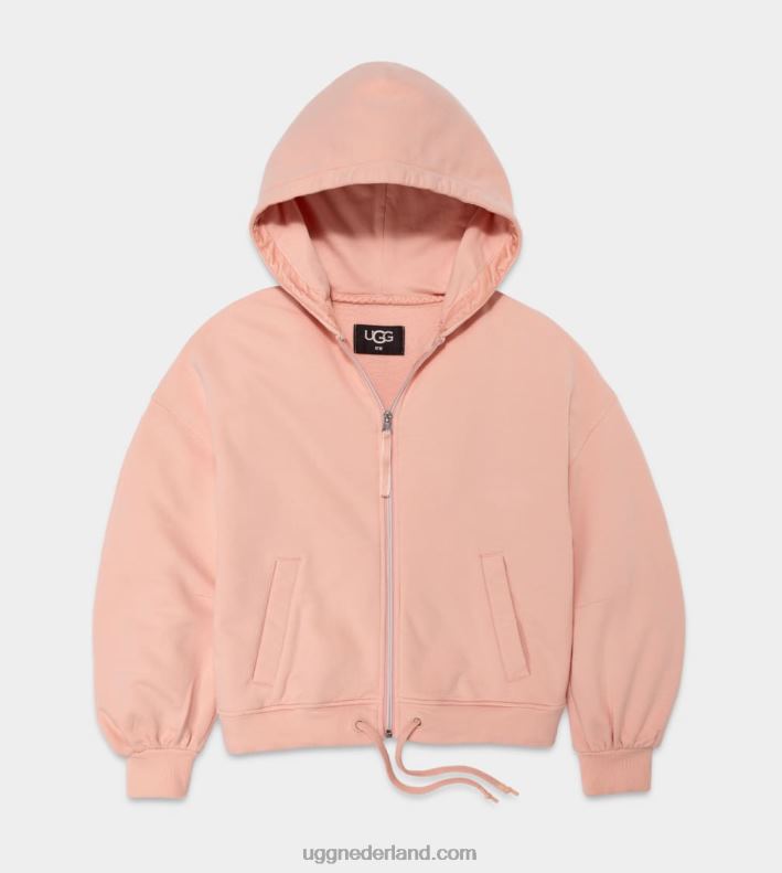 vrouwen rozenwater UGG abbi hoodie met halve maanmouwen 686ZP1367