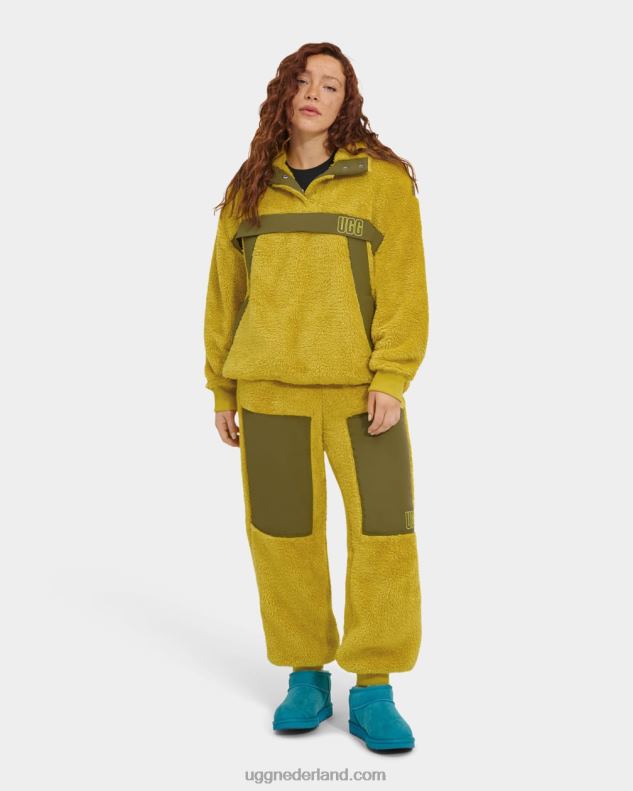 vrouwen smaak / jonge boom UGG gayel sherpa halve snap 686ZP1288