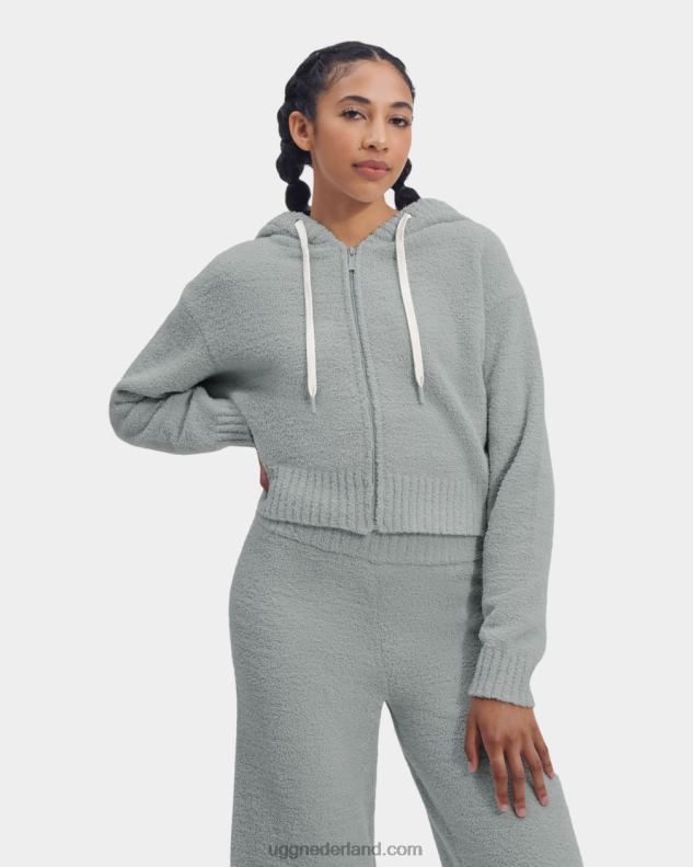 vrouwen stoep UGG hoodie met ritssluiting 686ZP955