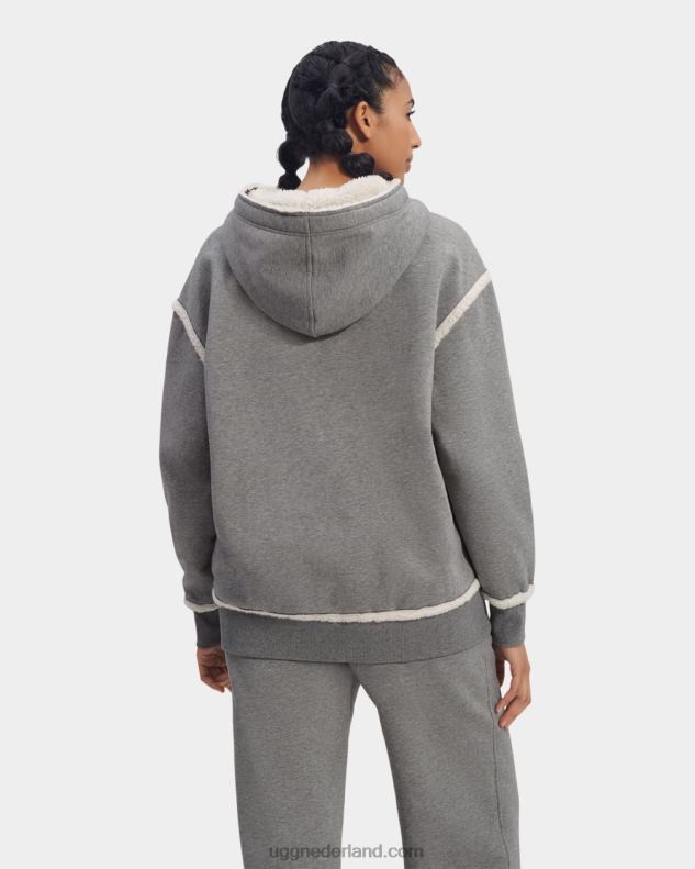 vrouwen zegel UGG joanne b fleece hoodie-logo 686ZP1052