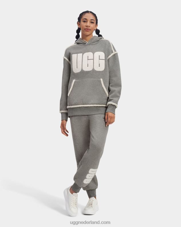 vrouwen zegel UGG joanne b fleece hoodie-logo 686ZP1052