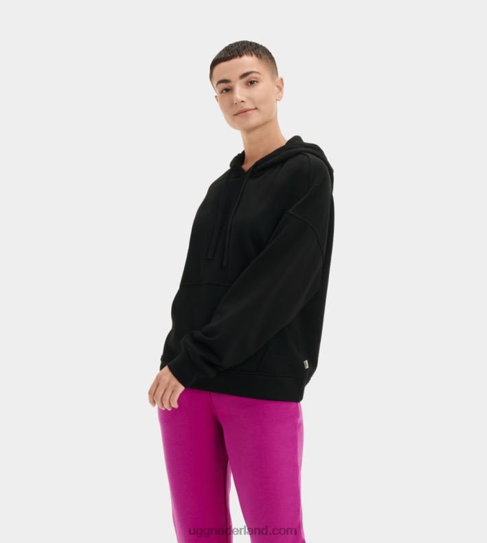 vrouwen zwart UGG Kes fleece hoodie 686ZP2266