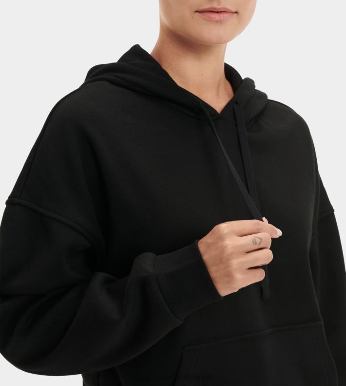 vrouwen zwart UGG Kes fleece hoodie 686ZP2266