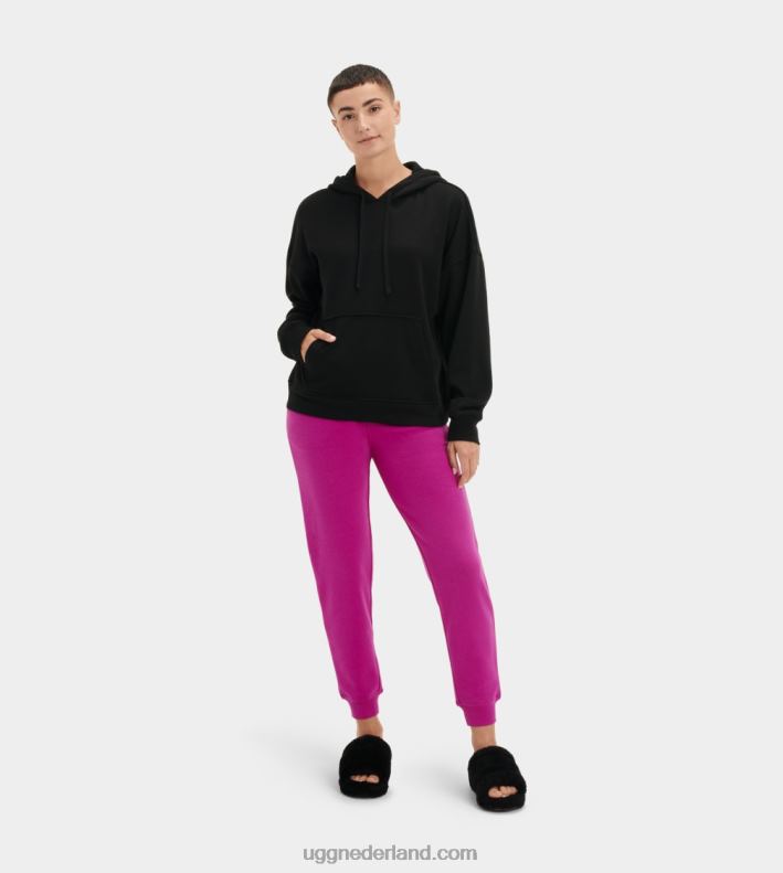 vrouwen zwart UGG Kes fleece hoodie 686ZP2266