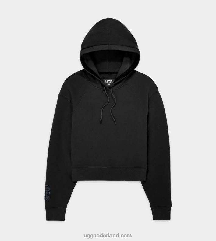 vrouwen zwart UGG Mallory cropped hoodie 686ZP999