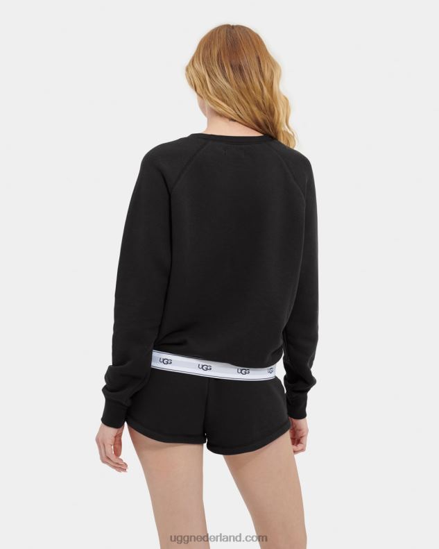 vrouwen zwart UGG geen ronde hals 686ZP1029