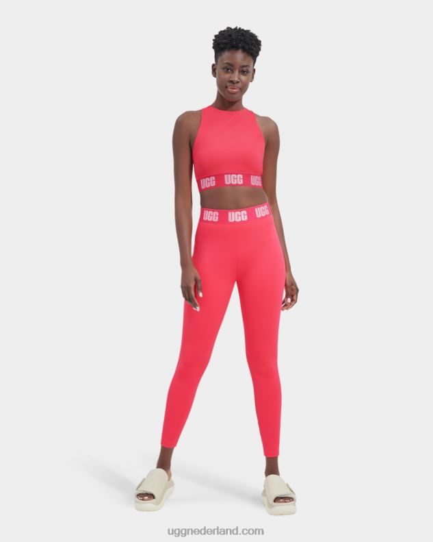 vrouwen flamingo roze UGG wilmina bralette met logo 686ZP1020