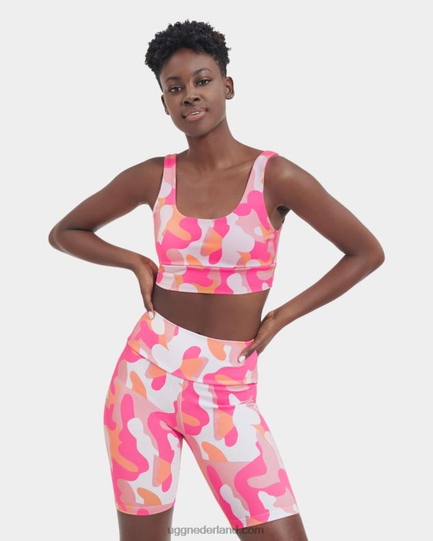 vrouwen taffy roze camopop UGG Zayley bralette camo print 686ZP2053