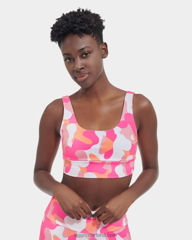 vrouwen taffy roze camopop UGG Zayley bralette camo print 686ZP2053