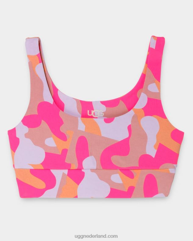 vrouwen taffy roze camopop UGG Zayley bralette camo print 686ZP2053