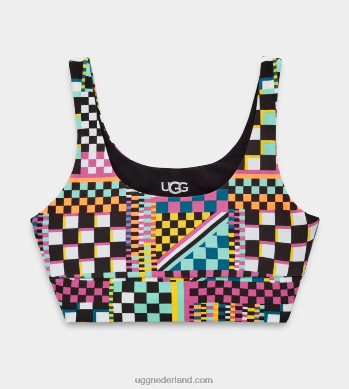 vrouwen zwarte multi-cheques UGG Zayley bralette 686ZP1264
