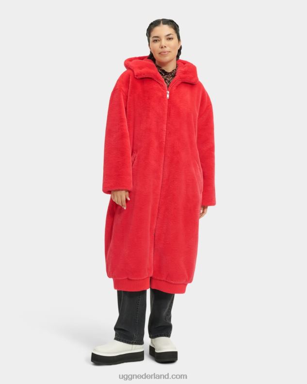 vrouwen aansteken UGG Koko oversized jas van imitatiebont 686ZP1274