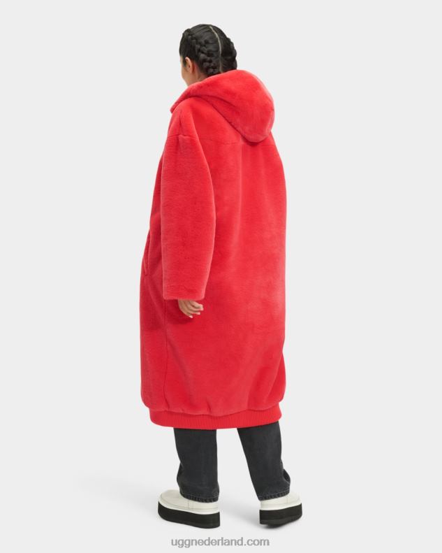 vrouwen aansteken UGG Koko oversized jas van imitatiebont 686ZP1274
