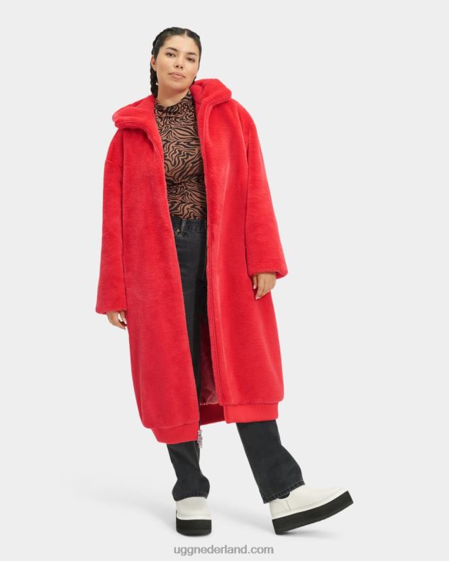 vrouwen aansteken UGG Koko oversized jas van imitatiebont 686ZP1274