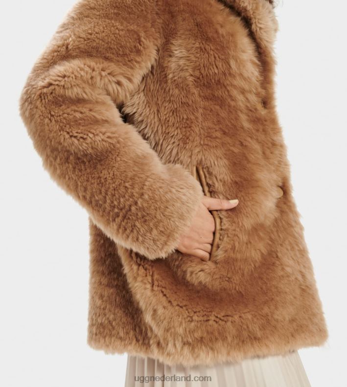vrouwen amfora UGG lianna korte shearling jas 686ZP1171