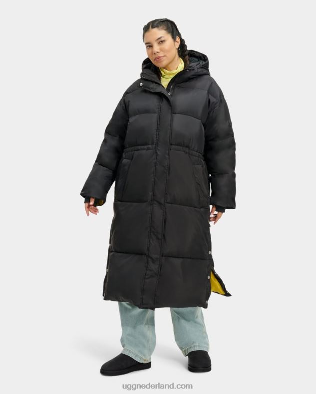 vrouwen teer UGG keeley lange puffer jas 686ZP927