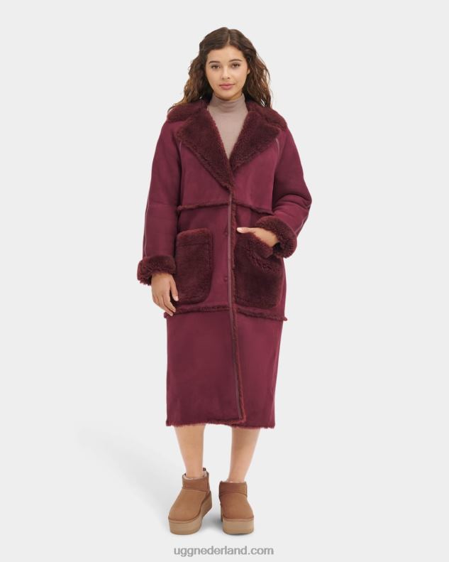 vrouwen vijg UGG fayre twinface schapenvacht jas 686ZP2079