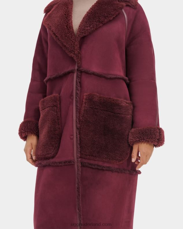 vrouwen vijg UGG fayre twinface schapenvacht jas 686ZP2079