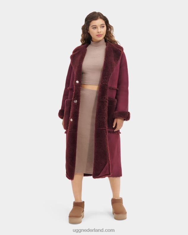 vrouwen vijg UGG fayre twinface schapenvacht jas 686ZP2079