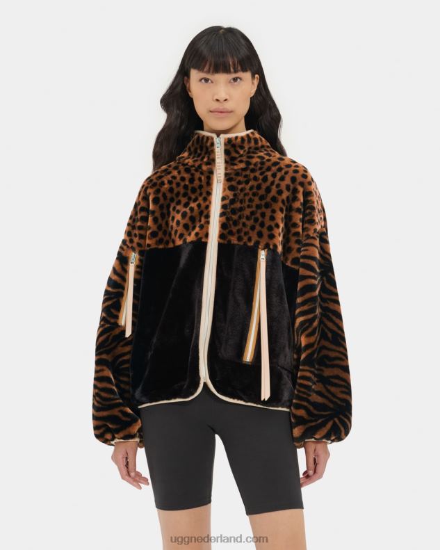 vrouwen butterscotch UGG marlene sherpa jas animalia 686ZP1296