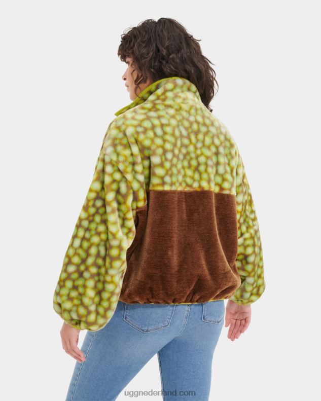 vrouwen edamame vlekkerig UGG jack van imitatiebont met marlene-print 686ZP105
