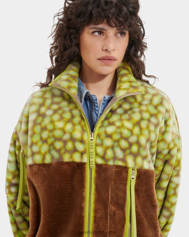 vrouwen edamame vlekkerig UGG jack van imitatiebont met marlene-print 686ZP105