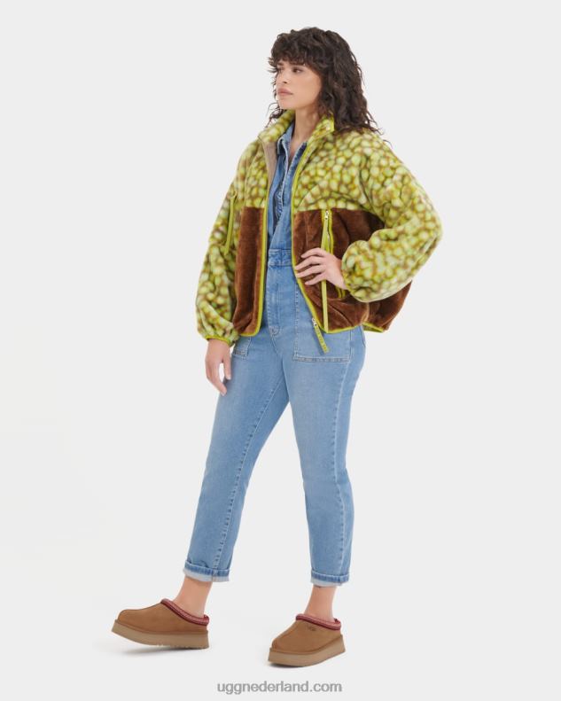 vrouwen edamame vlekkerig UGG jack van imitatiebont met marlene-print 686ZP105