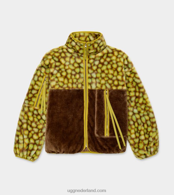vrouwen edamame vlekkerig UGG jack van imitatiebont met marlene-print 686ZP105