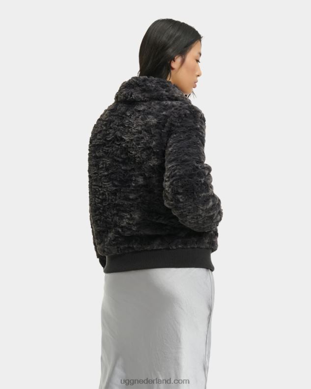 vrouwen inkt UGG Viviana bomberjack van imitatiebont 686ZP175
