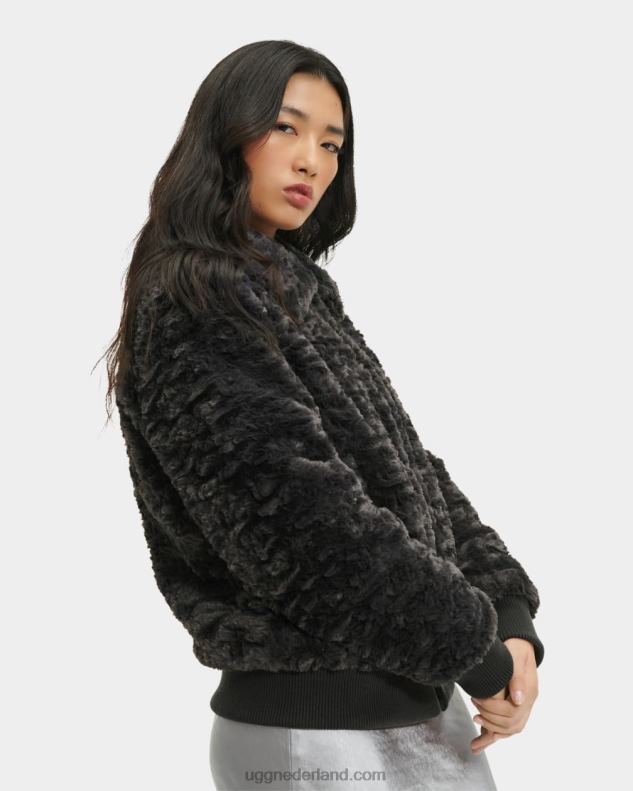 vrouwen inkt UGG Viviana bomberjack van imitatiebont 686ZP175