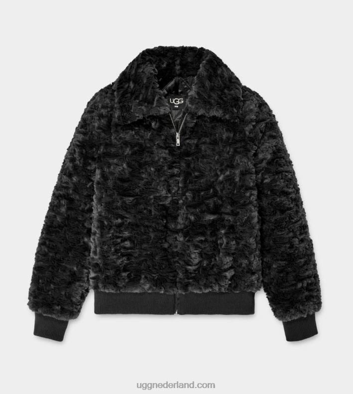 vrouwen inkt UGG Viviana bomberjack van imitatiebont 686ZP175