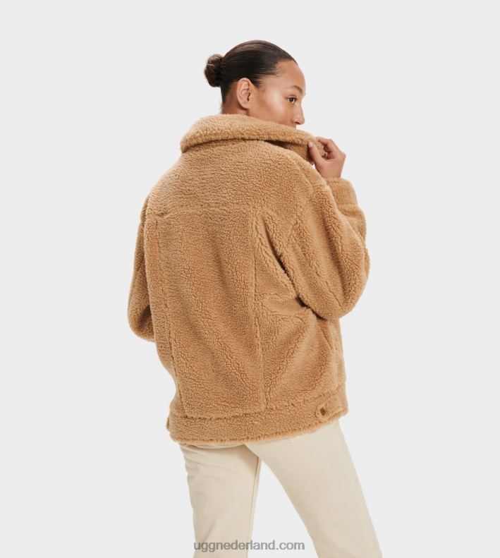 vrouwen kameel UGG frankie sherpa truckerjack 686ZP989