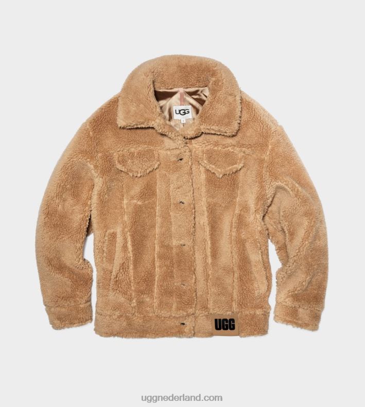 vrouwen kameel UGG frankie sherpa truckerjack 686ZP989
