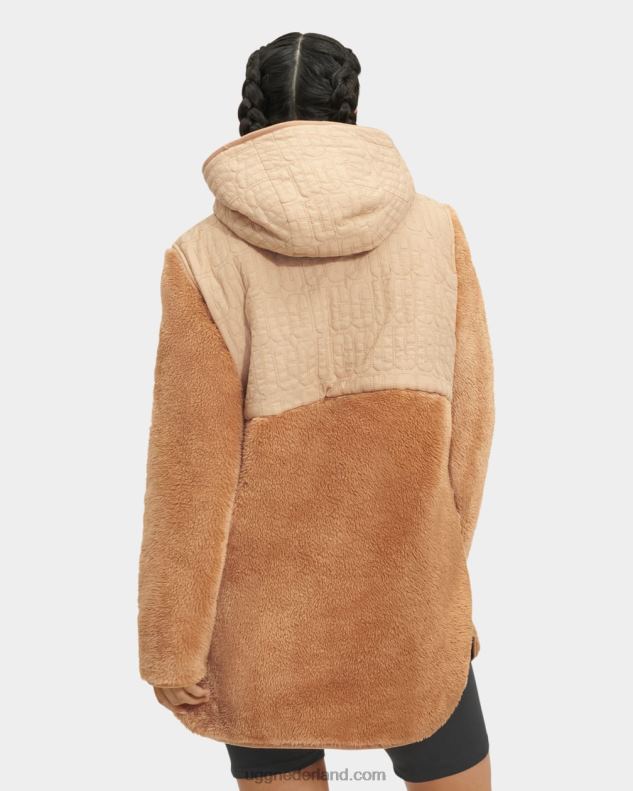 vrouwen lang UGG makayla nylon sherpa-jack 686ZP86