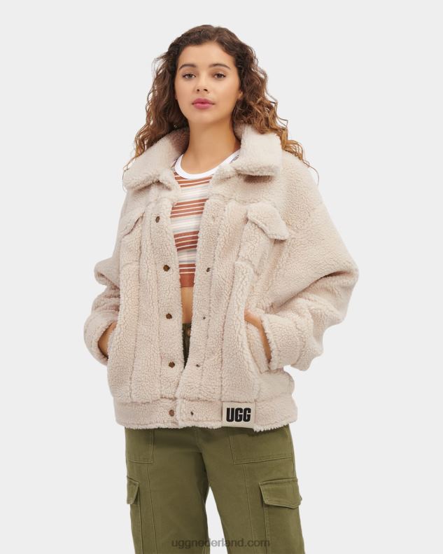 vrouwen natuurlijk ii UGG frankie sherpa truckerjack 686ZP992