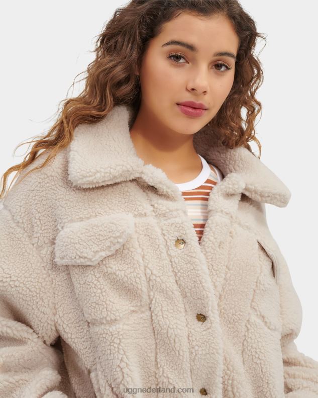 vrouwen natuurlijk ii UGG frankie sherpa truckerjack 686ZP992