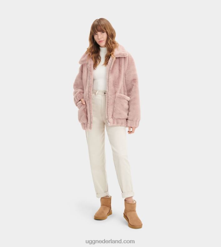 vrouwen reekalf UGG jas van imitatiebont van kianna 686ZP1164