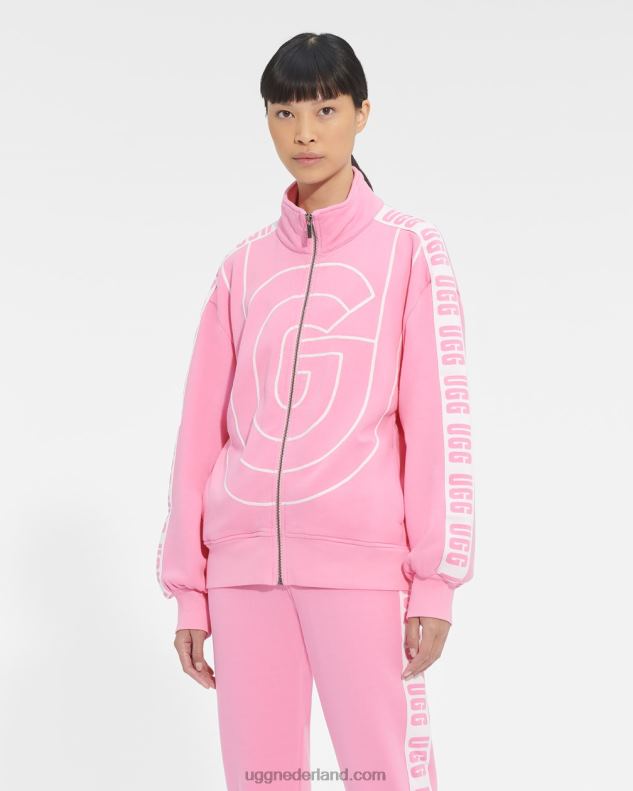 vrouwen zakje roze UGG mijmering trainingsjack 686ZP1313