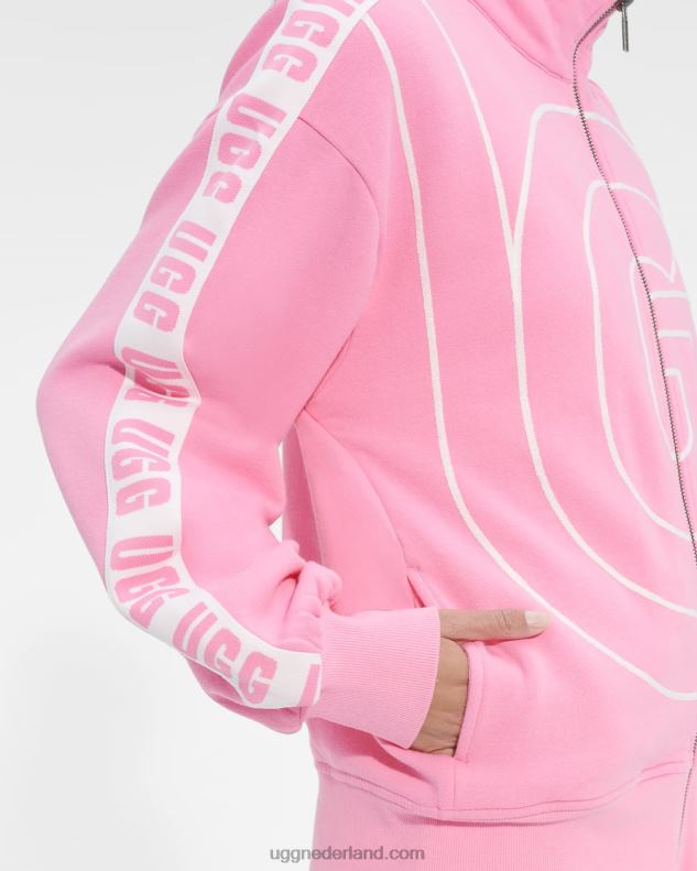 vrouwen zakje roze UGG mijmering trainingsjack 686ZP1313