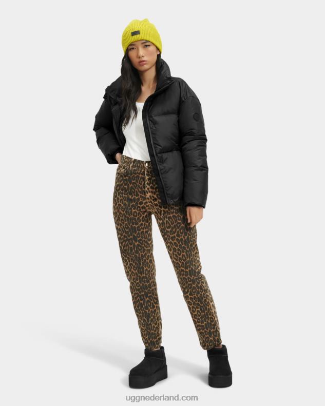 vrouwen zwart UGG vickie pufferjack 686ZP2066