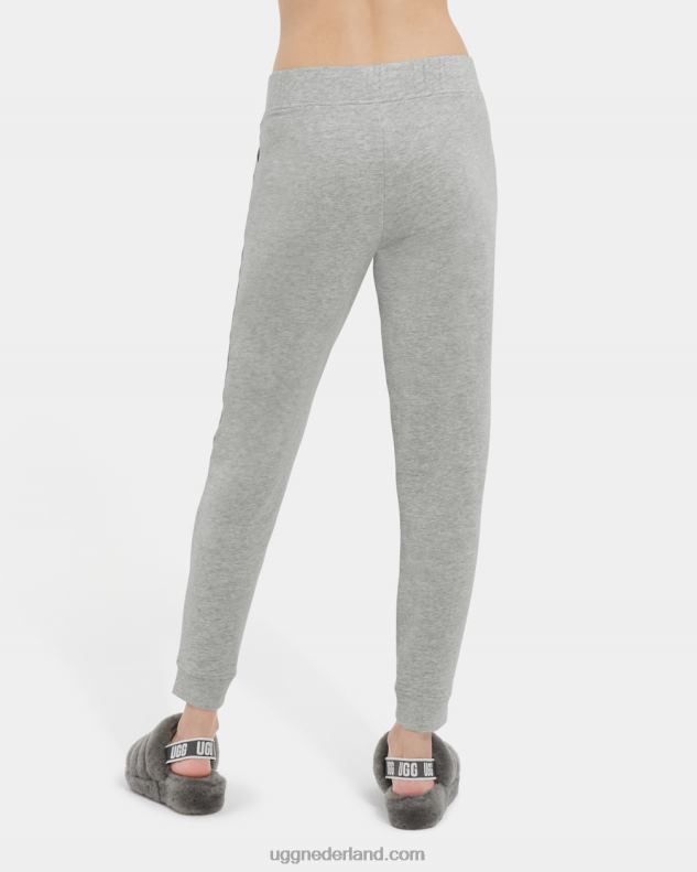 vrouwen grijze heide UGG kylo joggingbroek van micro badstof 686ZP1359