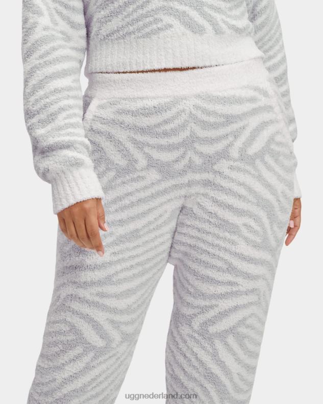 vrouwen metaalgrijze zebra UGG safiya jogger 686ZP1167