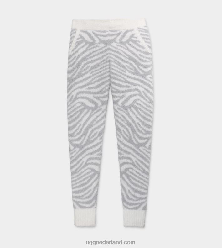 vrouwen metaalgrijze zebra UGG safiya jogger 686ZP1167