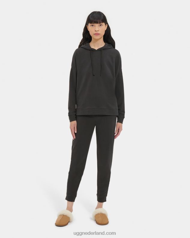 vrouwen zwart UGG kylo joggingbroek van micro badstof 686ZP1358