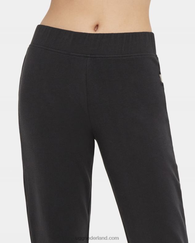 vrouwen zwart UGG kylo joggingbroek van micro badstof 686ZP1358