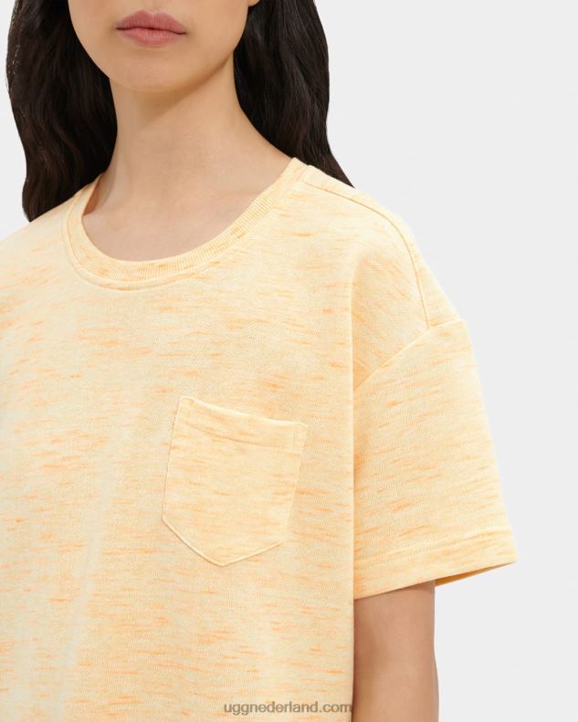vrouwen gele neon melange UGG nadia t-shirtjurk gemêleerd 686ZP1106
