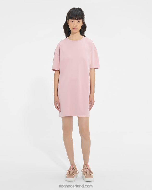 vrouwen klei roze UGG zoey t-shirtjurk 686ZP2230