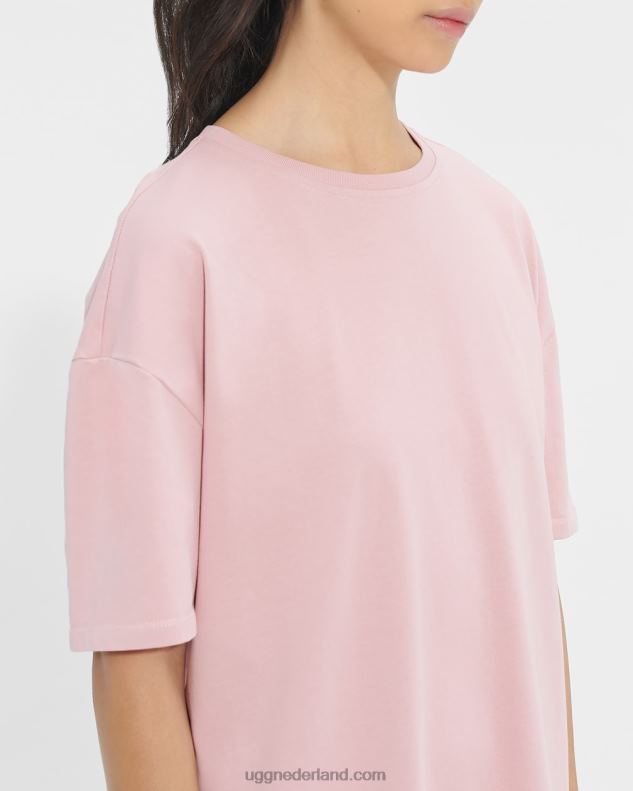 vrouwen klei roze UGG zoey t-shirtjurk 686ZP2230