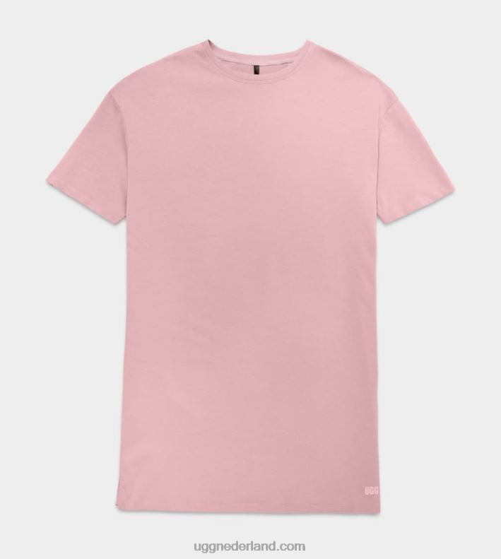 vrouwen klei roze UGG zoey t-shirtjurk 686ZP2230